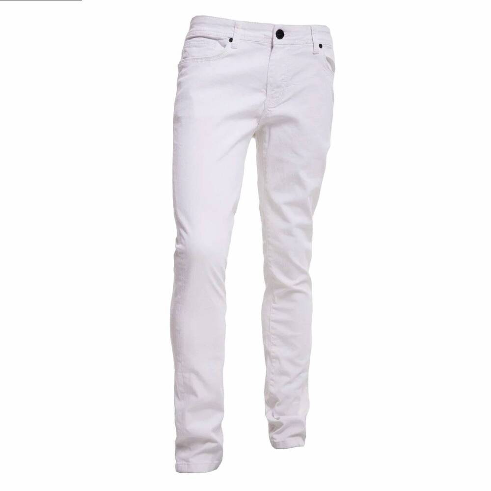 NEW EIGHT X men's slim fit jeans in white
